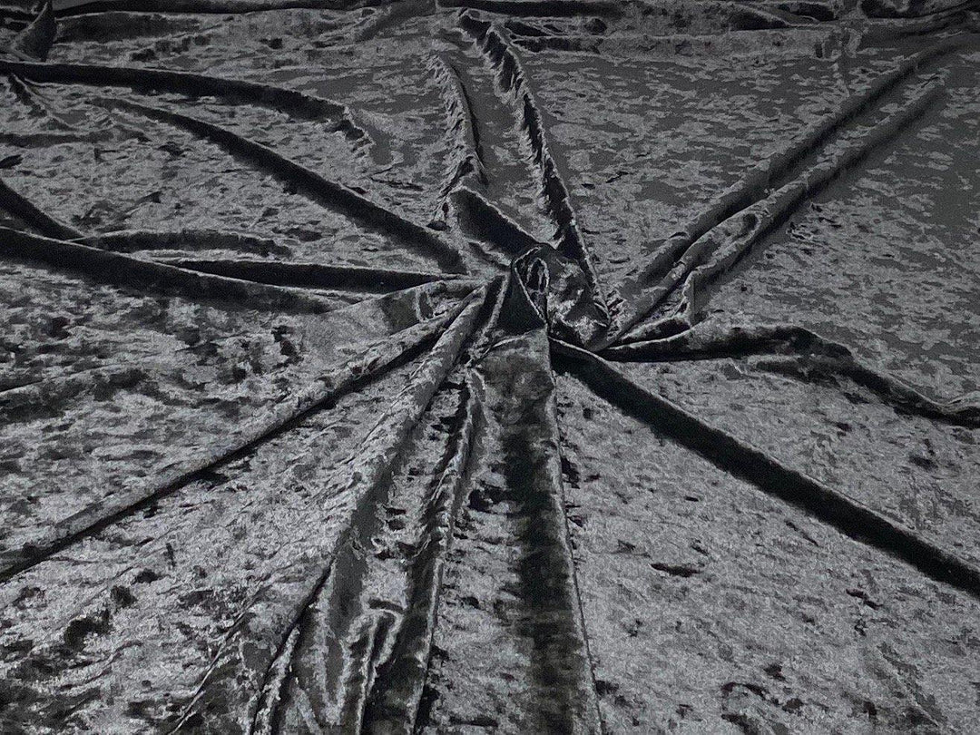 1 Yard Crushed Velvet Velour Stretchy Fabric Soft Plush Stretch 60 Inch Width