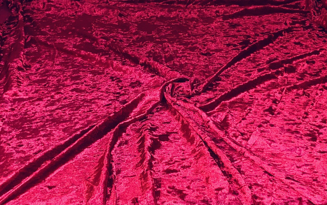 1 Yard Crushed Velvet Velour Stretchy Fabric Soft Plush Stretch 60 Inch Width