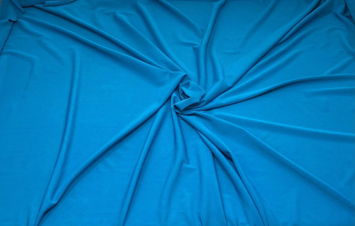 1 Yard Smooth ITY Knit Solid Fabric Stretch Medium Heavyweight Material for Fashion Apparel 60 Inch Width