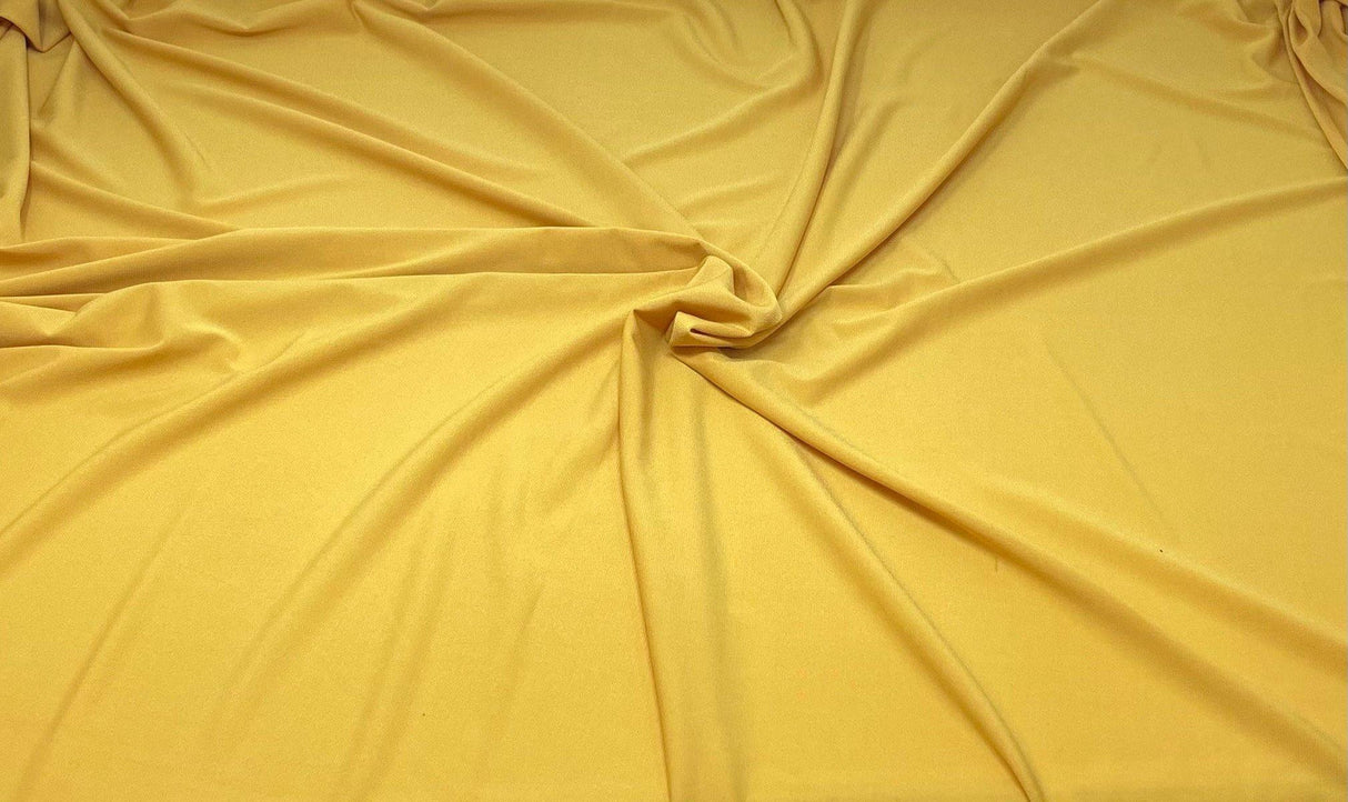 1 Yard Smooth ITY Knit Solid Fabric Stretch Medium Heavyweight Material for Fashion Apparel 60 Inch Width