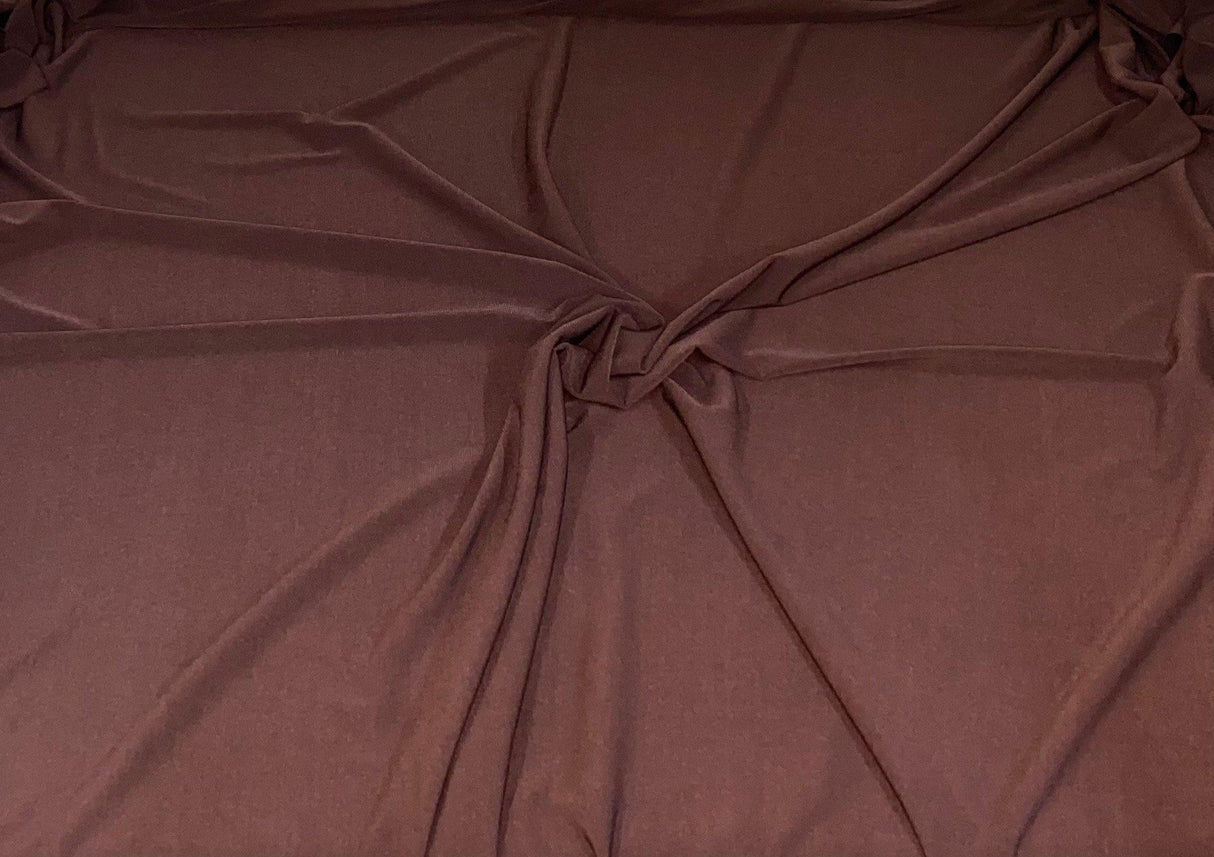 1 Yard Smooth ITY Knit Solid Fabric Stretch Medium Heavyweight Material for Fashion Apparel 60 Inch Width