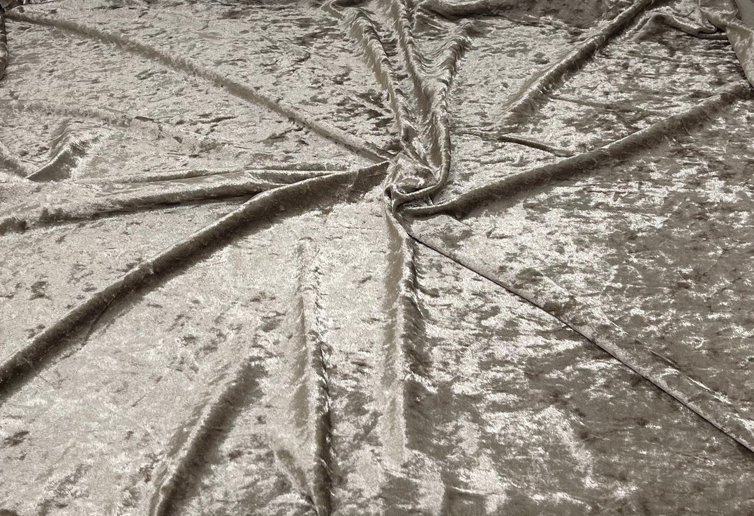 1 Yard Crushed Velvet Velour Stretchy Fabric Soft Plush Stretch 60 Inch Width