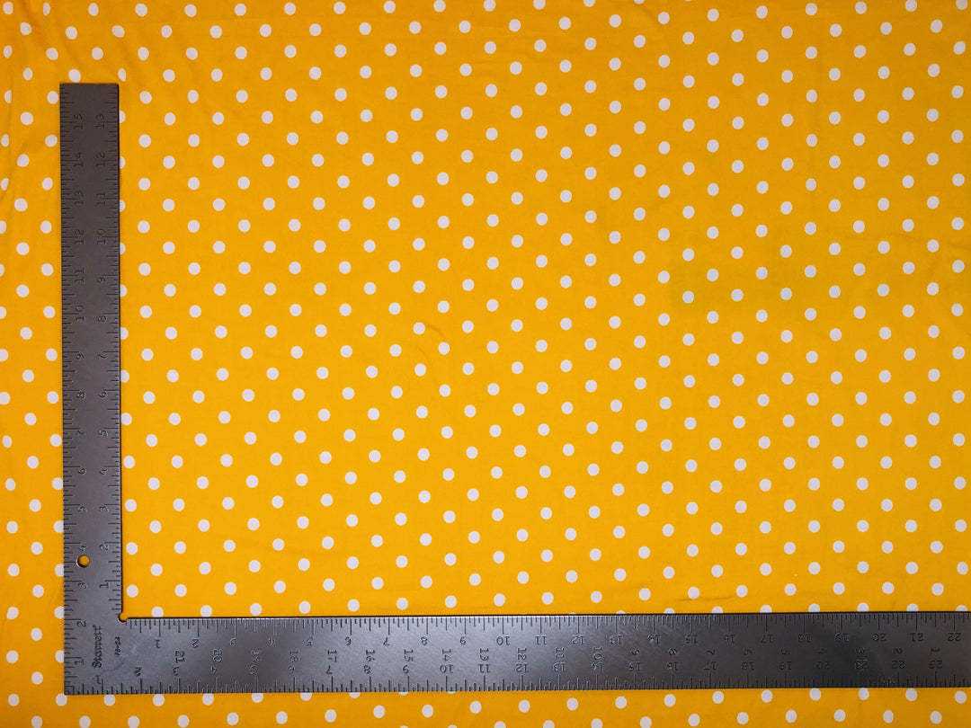 1 Yard DTY Double Sided Brushed Knit Small Polka Dot Print Fabric Soft, Elegant, and Versatile 60 Inches Wide