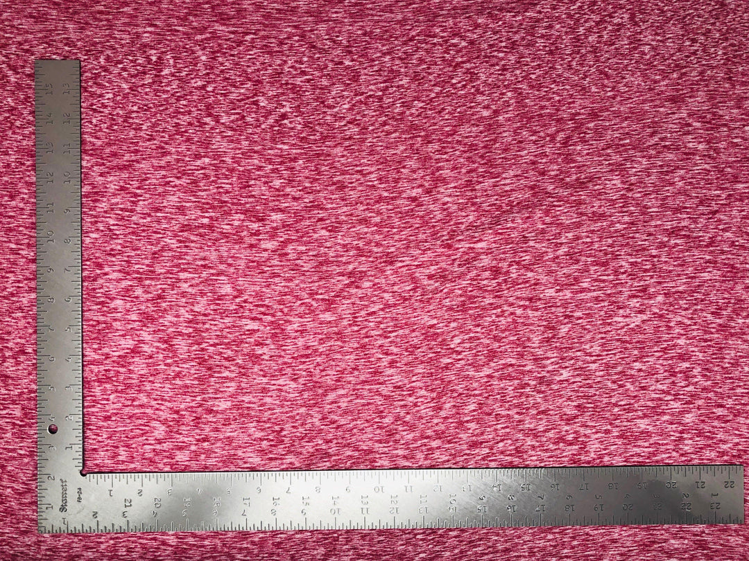 1 Yard DTY Space Dye Double Sided Brushed Knit Fabric For Tops Leggings Dresses Apparel 60 Inch Wide