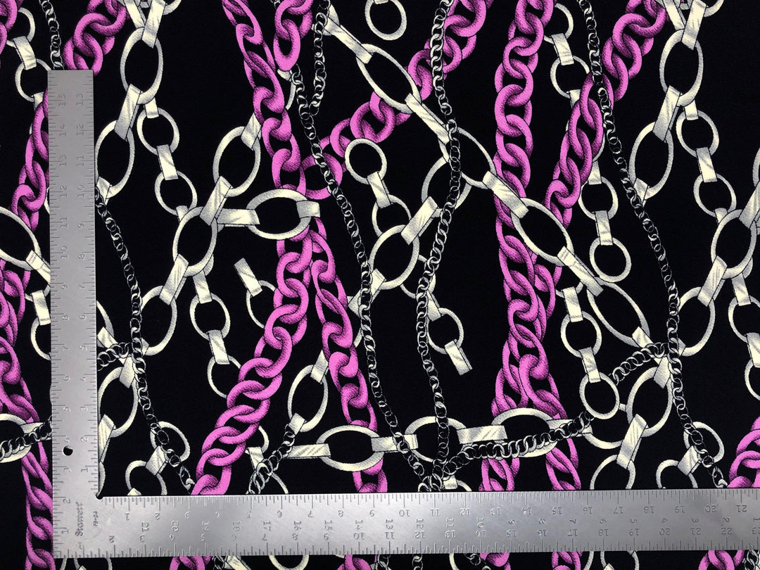 1 Yard Liverpool Knit Geometric Print Fabric for Dresses, Skirts, Tops, and Headwraps 58 60 Inch