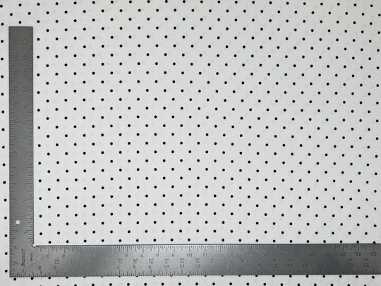 1 Yard Liverpool Knit Polka Pin Dot Fabric – Medium Weight Textured Stretch Fabric for Clothing 58" 60" width