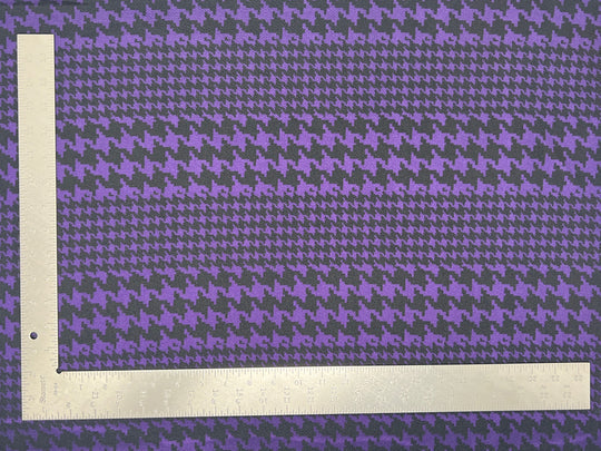 1 Yard Liverpool Knit Houndstooth Print Fabric Classic Stretch Crepe for Sewing 58 Inches Width