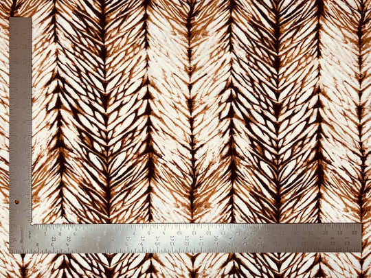 1 Yard Geometric Liverpool Knit Fabric for Stylish Apparel with Stretch and Texture Modern Design 58 inch Width