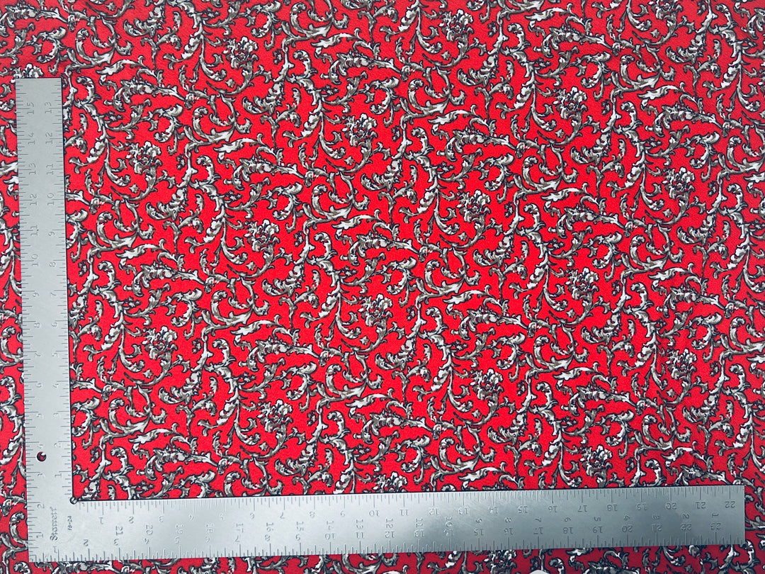 1 Yard Liverpool Knit Geometric Print Fabric for Dresses, Skirts, Jackets, and Tops 58 inch Wide