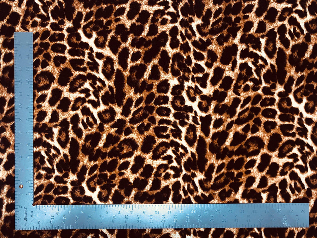 1 Yard Stretch Liverpool Knit Animal Print Fabric for Skirts, Tops, Costumes, Apparel Width 58 60 Inches