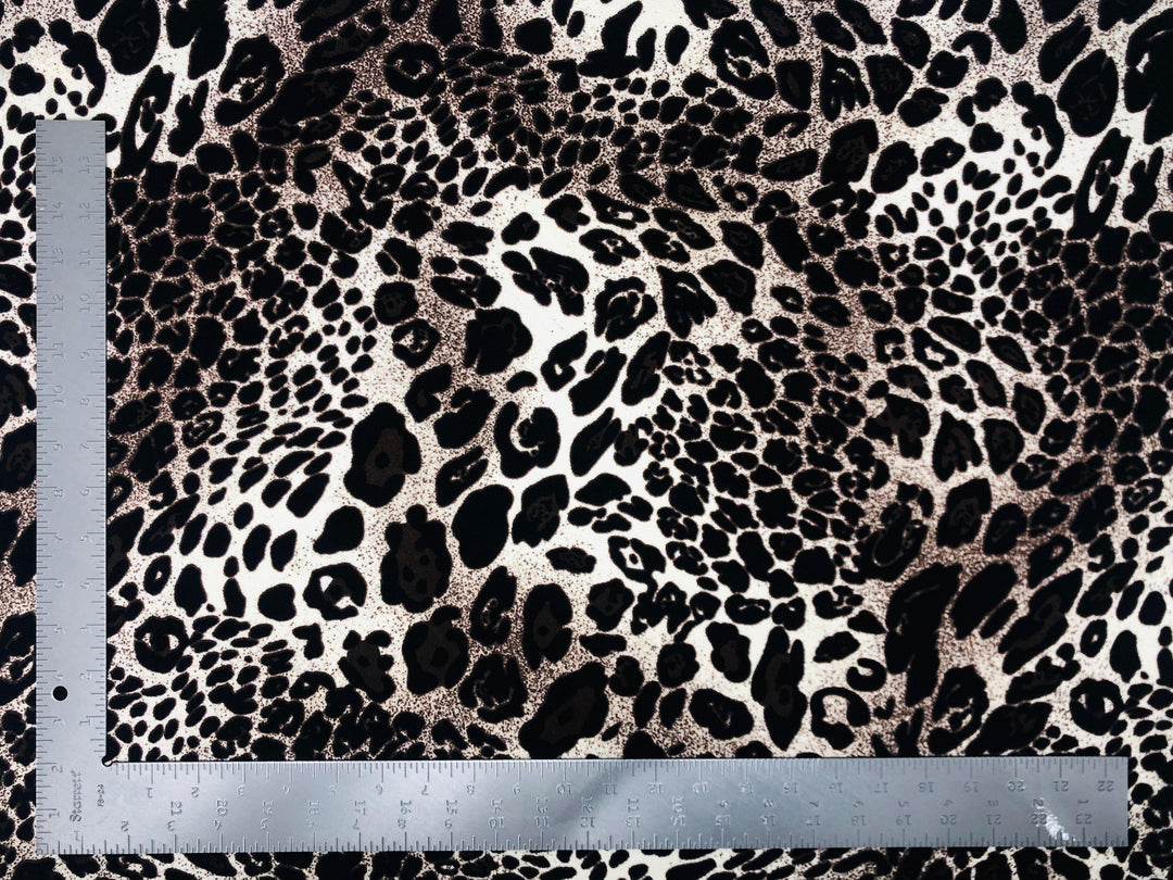 1 Yard Bold Liverpool Knit Animal Print Fabric for Apparel, Décor, and Craft Projects Width 58 60 Inches