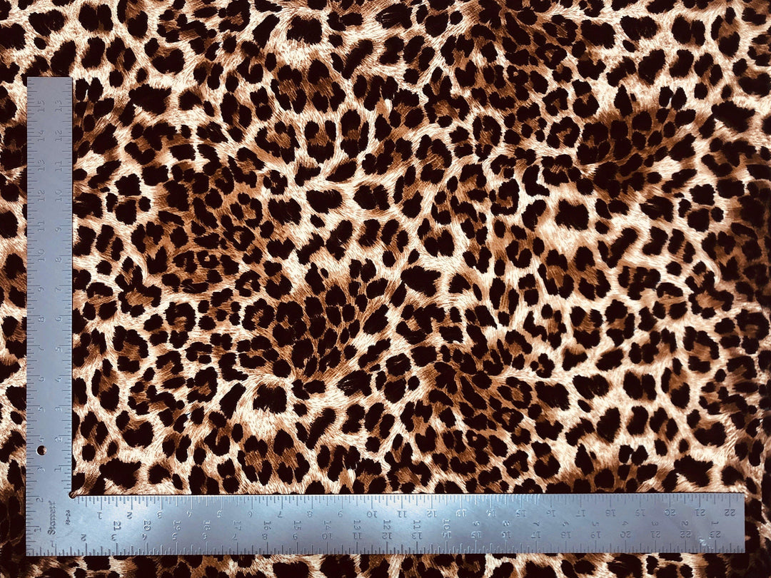 1 Yard Liverpool Knit Animal Print Fabric for Dresses, Tops, Costumes and Decor – Width 58–60 Inches