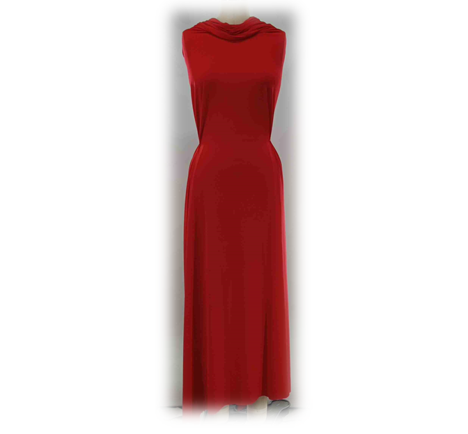 ITY Red Polyester Spandex Fabric - Red, 58/60" Width