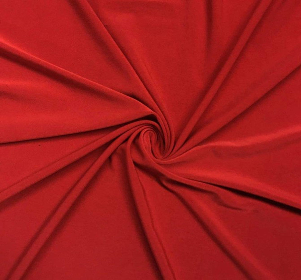 1 Yard ITY Red Stretch Jersey Knit Fabric 58/60 Inches Wide