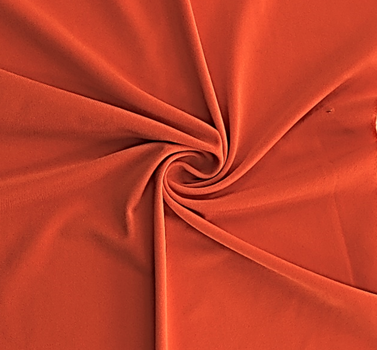 1 Yard Orange ITY Knit Apparel Fabric 58 Inch Width