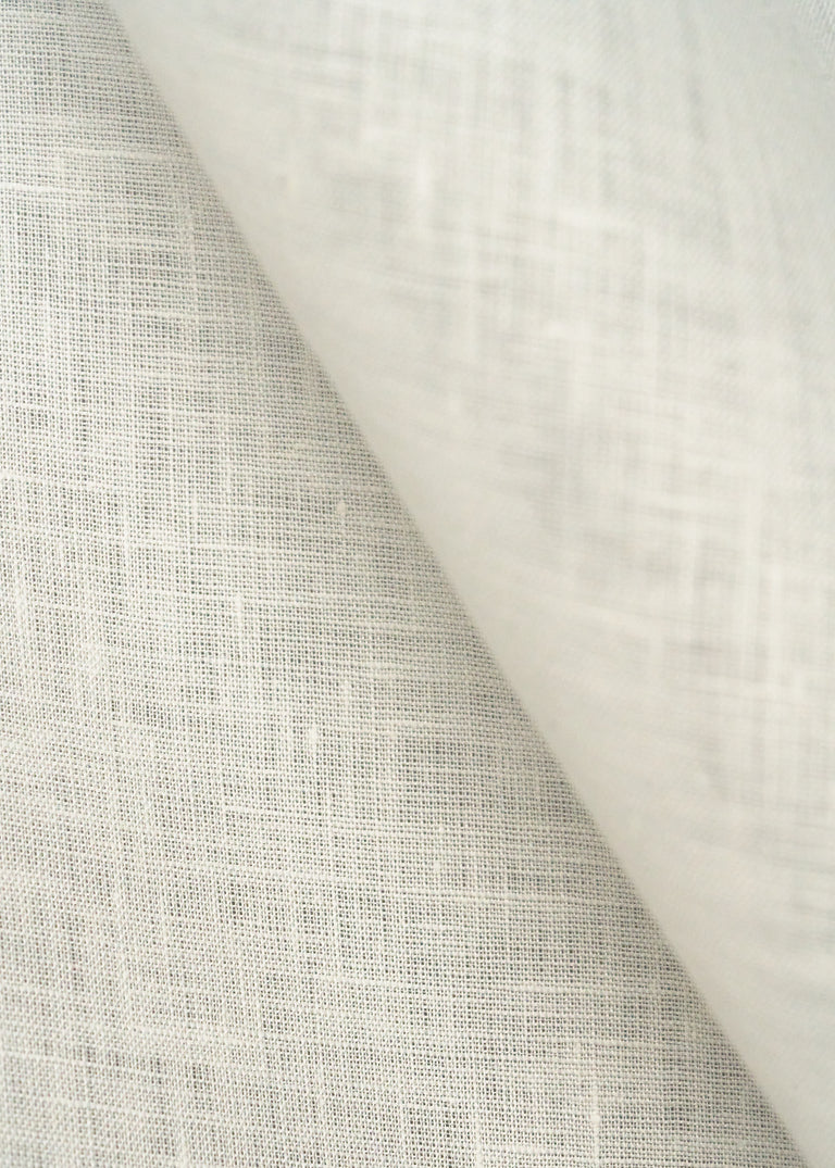 1 Yard Ivory Linen Fabric Lightweight Flat Solid 58 Inches Wide for Dyeing and Sewing