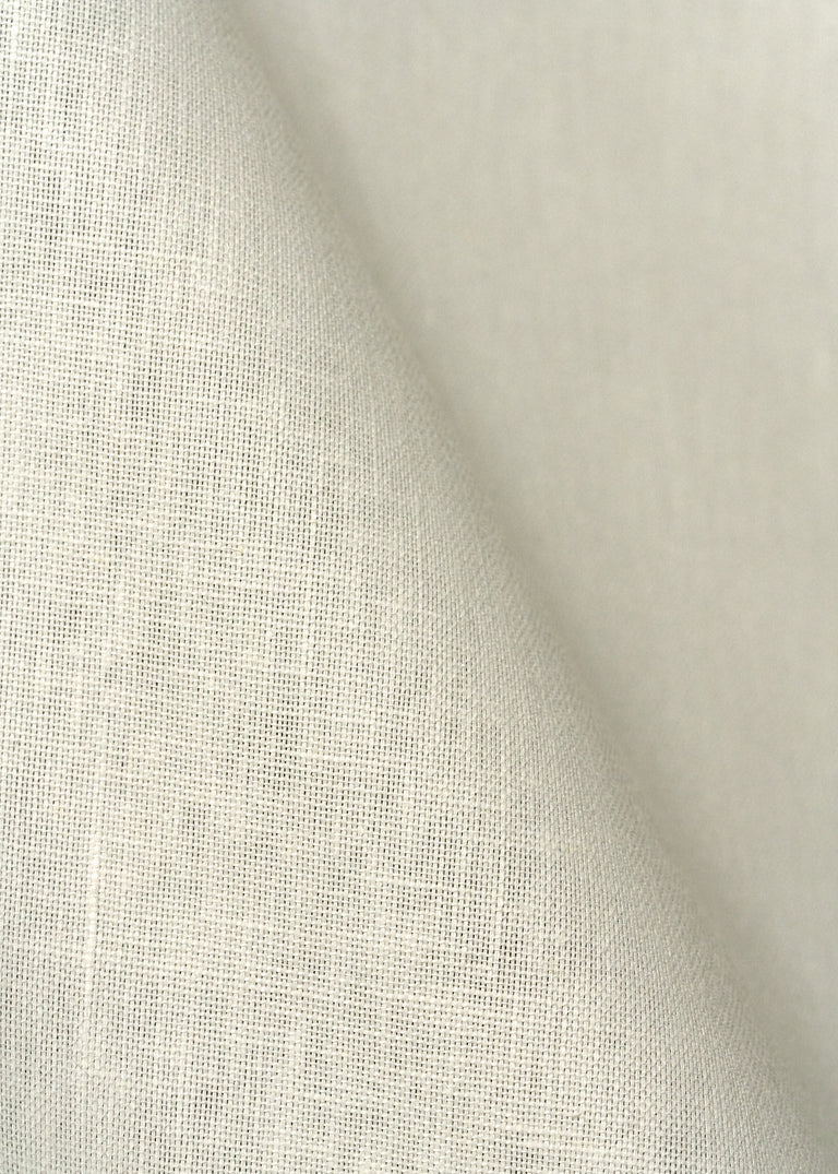 1 Yard Solid Ivory Midweight Pure Linen Fabric 8 oz Durable 58 Inches Wide