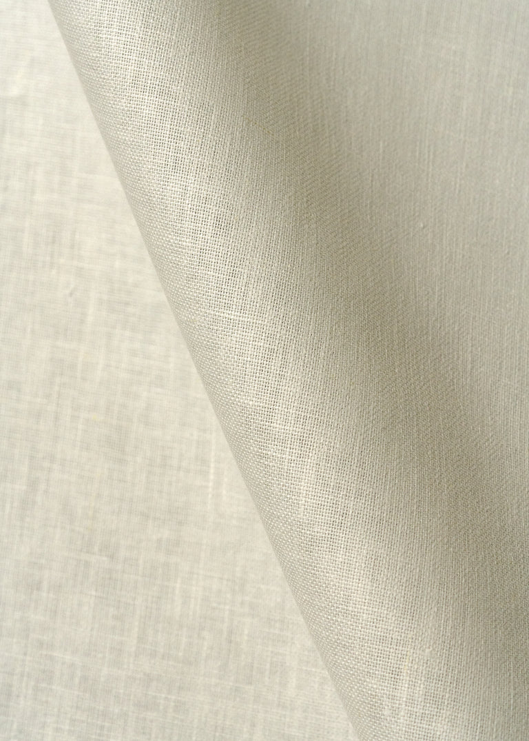 1 Yard Solid Ivory Midweight Pure Linen Fabric 8 oz Durable 58 Inches Wide
