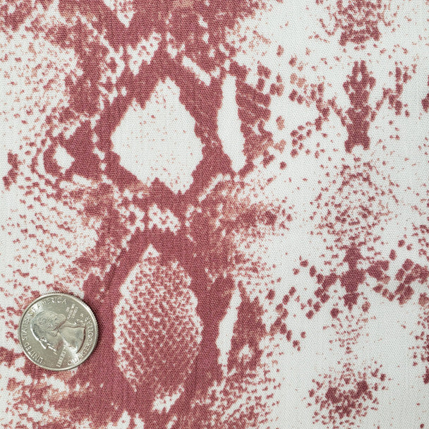 1 Yard Dusty Rose Rayon Crepon Fabric For Blouses Dresses Skirts Scarves 50/52 Inches Width