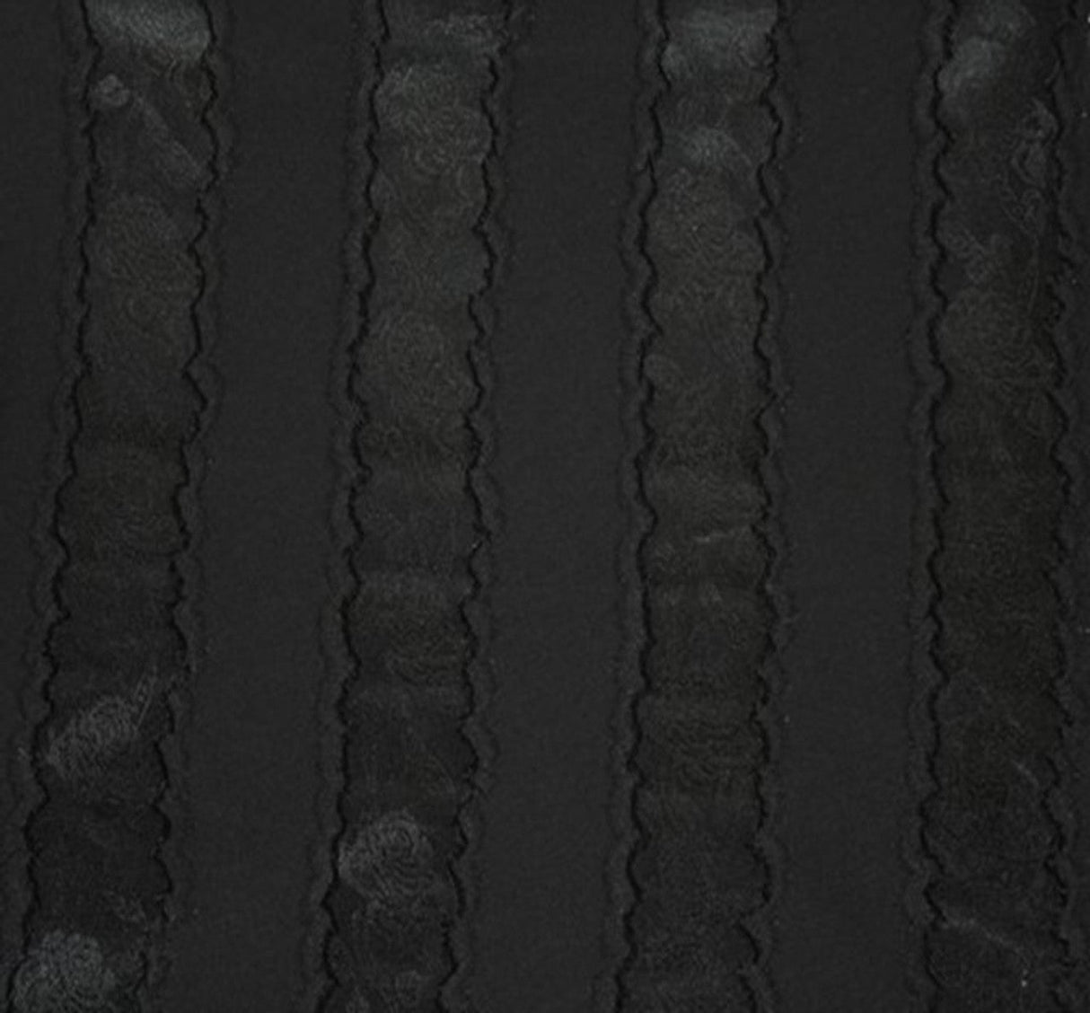1 Yard Black Chanel Jacquard Knit Fabric for Tops Dresses and Feminine Apparel Projects 58 60 Width
