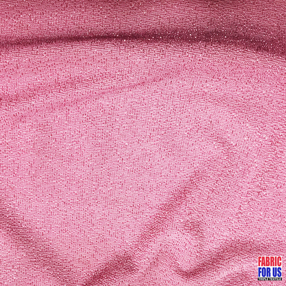 Stretch Glimmer/Glitter Lurex Fabric - Mauve Glitter Knit, 58" Width