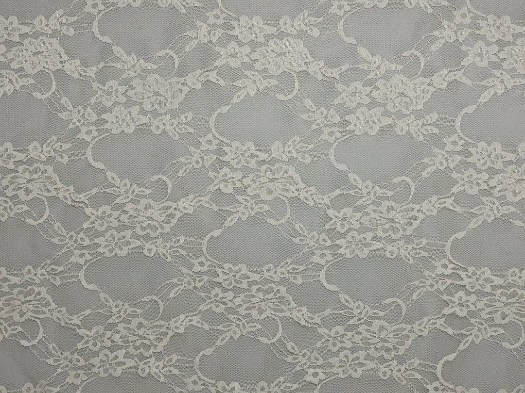 1 Yard Floral Lace Fabric for Dresses, Wedding Apparel, and Decor 60 Inches Wide