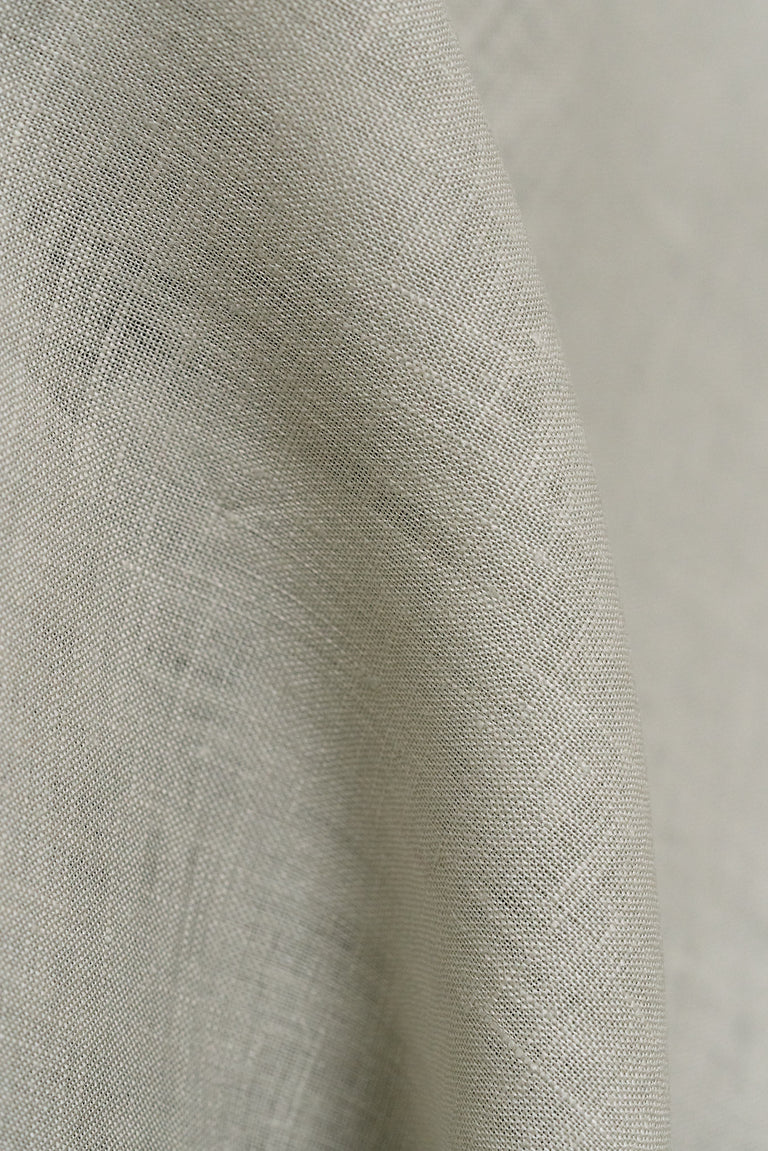 1 Yard Light Grey Softened Linen Fabric, Lightweight Solid 54 Inches Wide for Apparel and Home Projects