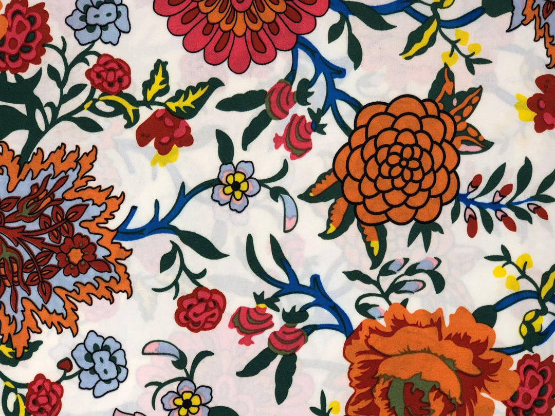 1 Yard Star of David Blue Mystique Spandex Fabric for Costumes and Dancewear 60 Inches Wide