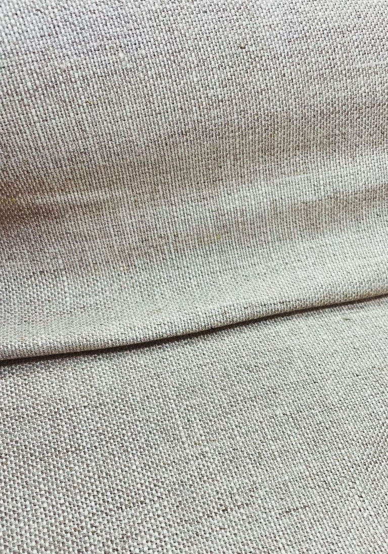 1 Yard Mixed Natural Pure Linen Performance Fabric 10.5 oz Water Resistant 60 Inches Wide
