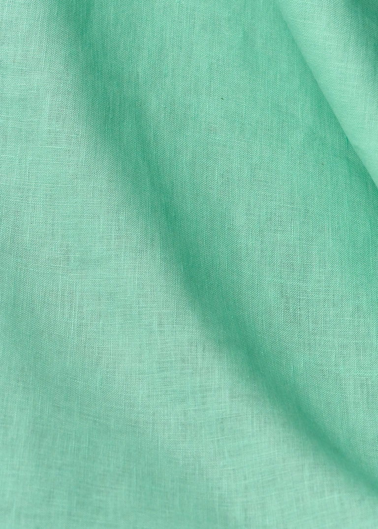 1 Yard Milkglass Pure Linen Fabric, Stone Washed Midweight 5.5 oz 54 Inches Wide