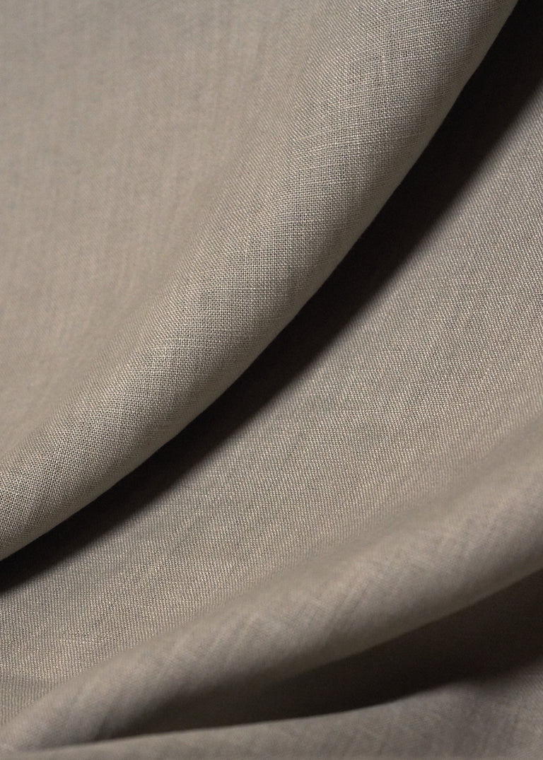 1 Yard Stone Washed Misty Pure Linen Fabric Midweight 5.5 oz 54 Inches Wide