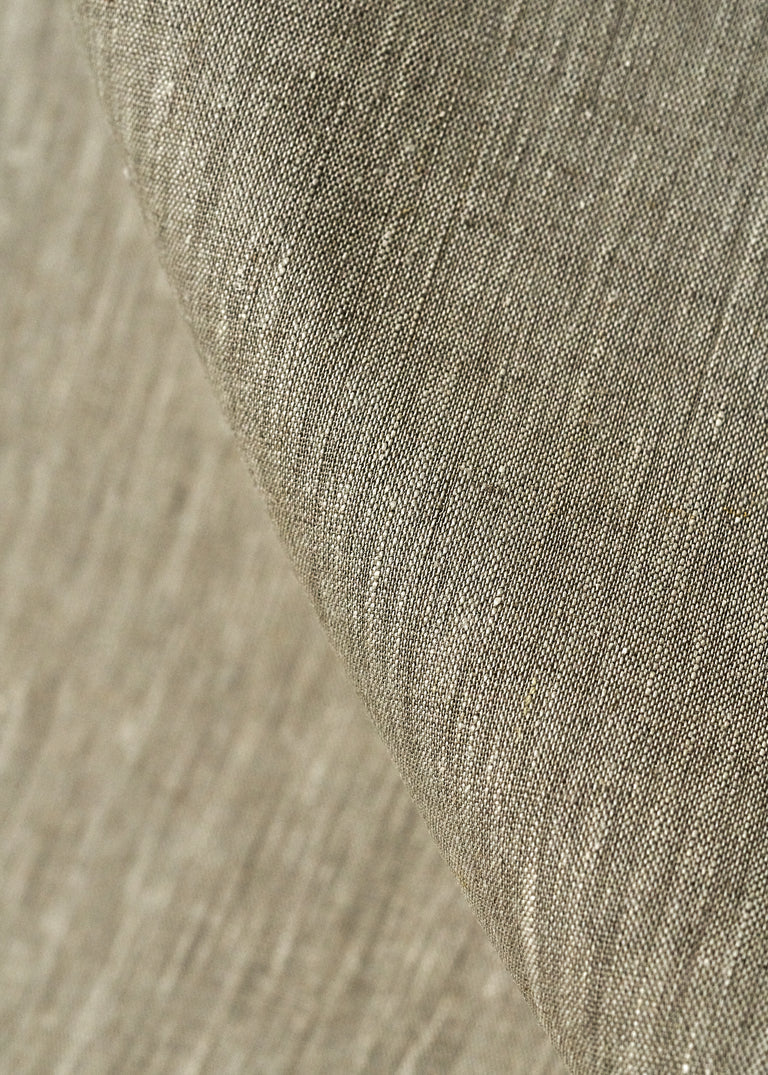 1 Yard Pure Linen Fabric Mixed Natural Midweight Solid 7.5 oz 58 Inches Wide