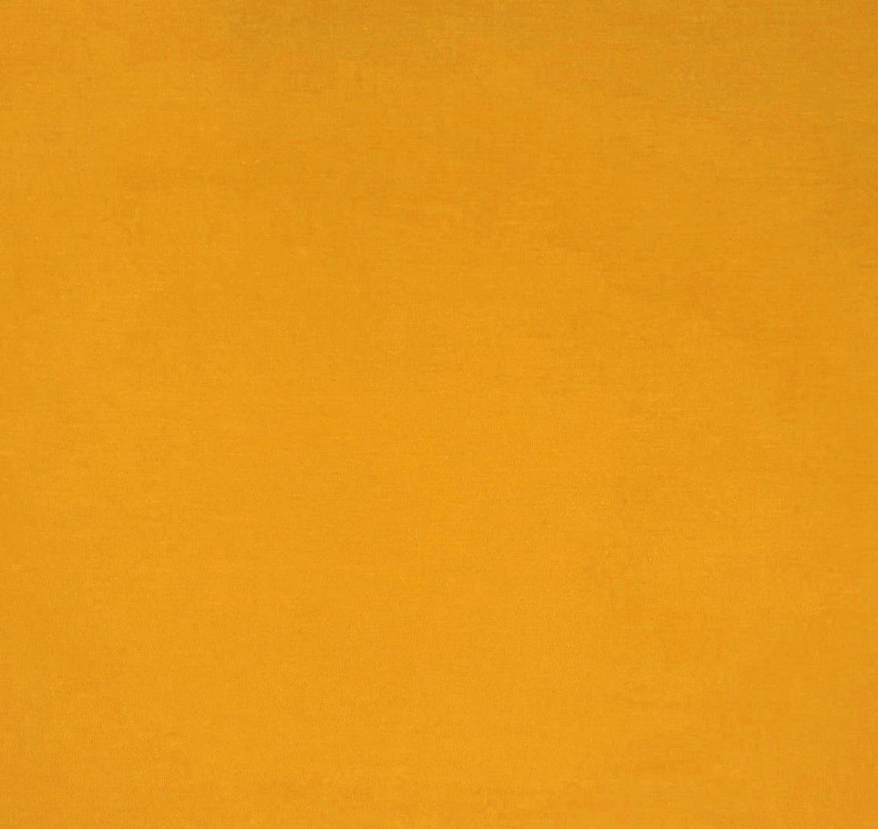 1 Yard Golden Mustard Bamboo Stretch Jersey Knit Ultra Soft Fabric for Apparel, Babywear & Loungewear 60 Inch Width
