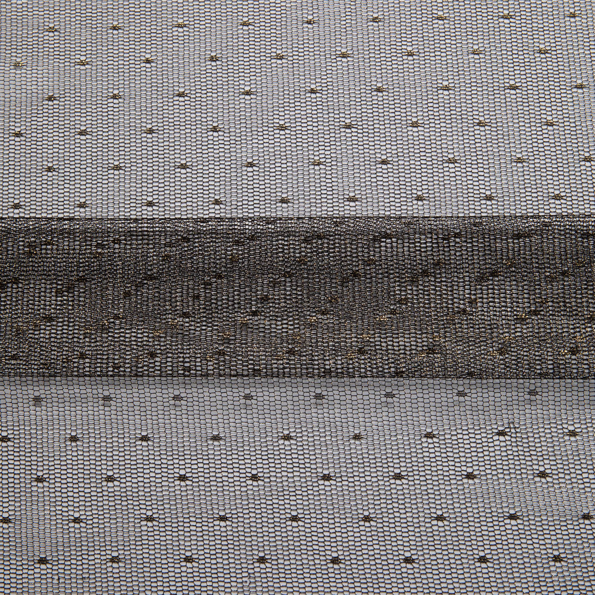 1 Yard Nylon MX Tulle Lace Fabric Delicate Dot Pattern Lightweight Soft Design 58/60" Wide