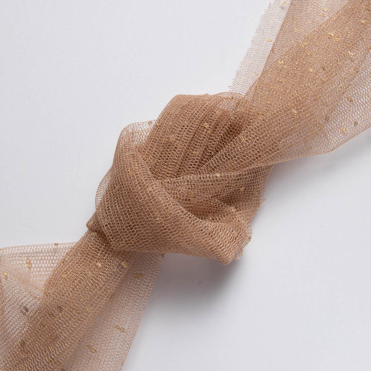 1 Yard Nylon MX Tulle Lace Fabric Delicate Dot Pattern Lightweight Soft Design 58/60" Wide