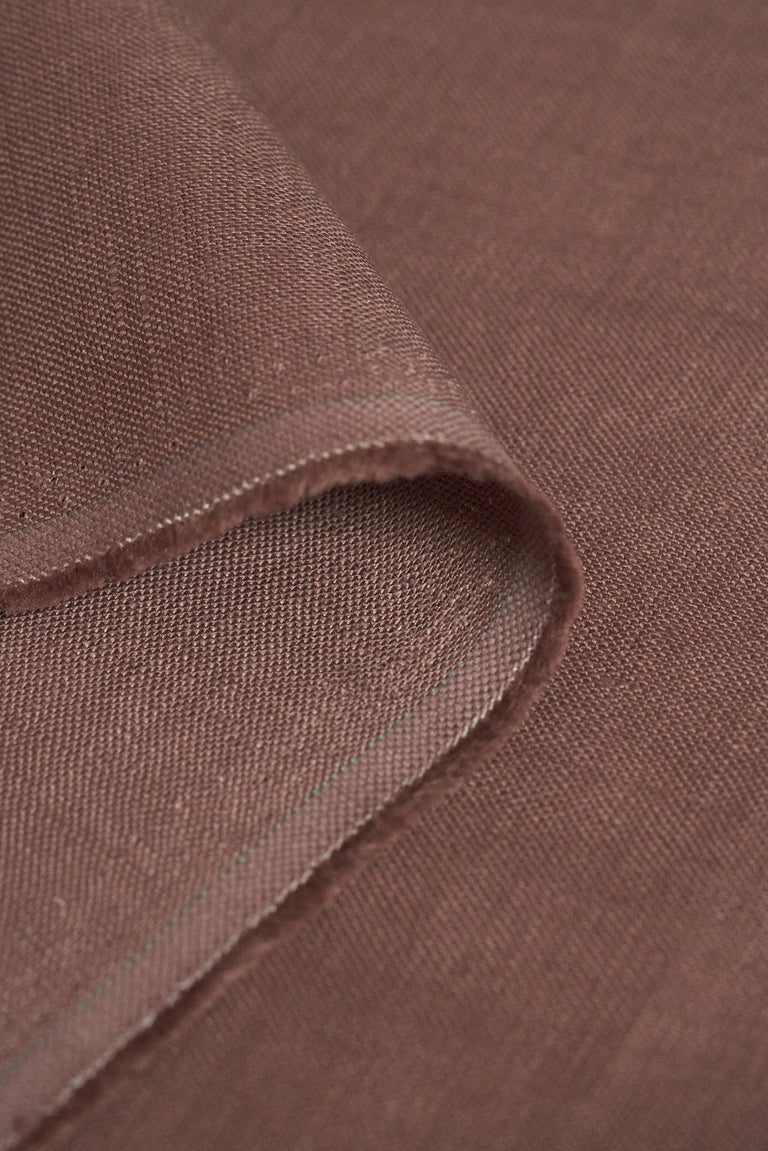 1 Yard Stone Washed Napa Pure Linen Fabric Midweight 5.5 oz 54 Inch Solid Weave