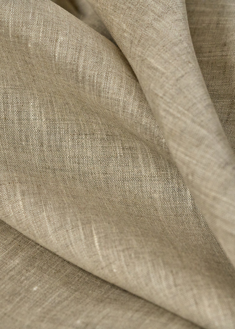 1 Yard Mixed Natural Linen Fabric Lightweight Flat Solid 58 Inches Wide for Fashion and Home Use