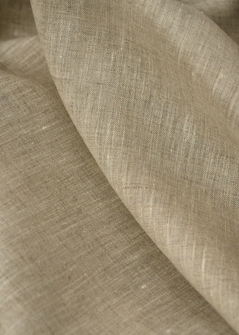 1 Yard Mixed Natural Linen Fabric Lightweight Flat Solid 58 Inches Wide for Fashion and Home Use