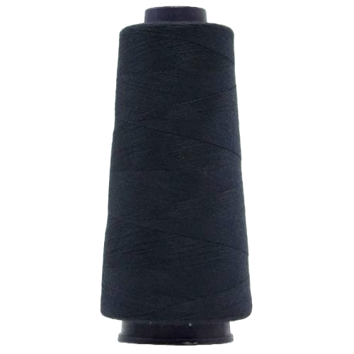 1 Pack of 6000 Yard Navy blue Spools Sewing Thread All Purpose 100% Spun Polyester Overlock Cone