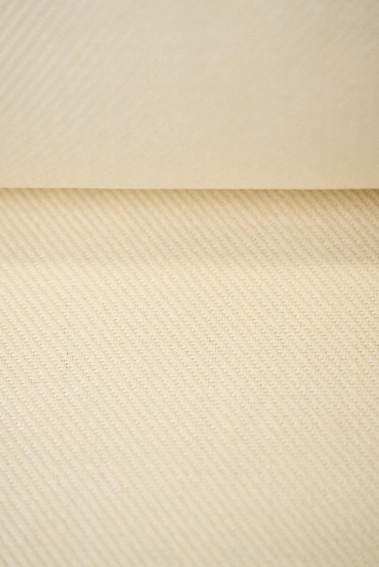 1 Yard Solid Oyster Pure Irish Linen Twill Fabric 18.5 oz Softened 54 Inches Wide