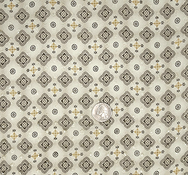 1 Yard Taupe Clip Dot Chiffon Fabric 57/58" Wide Lightweight Soft Polyester Sheer