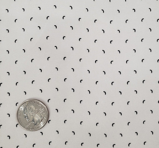 1 Yard Elegant Poly Dull Satin Fabric, Beige/Black | 57/58" Wide Shiny & Matte Finish