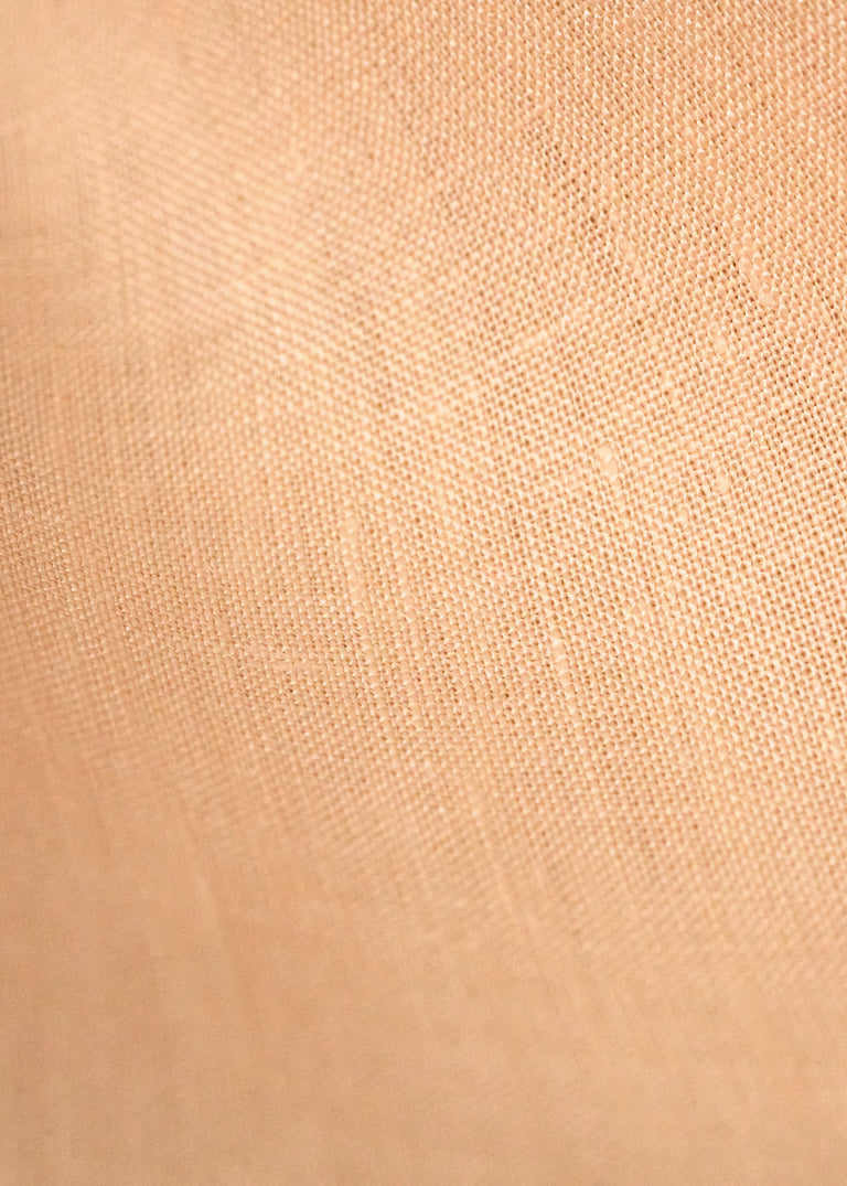 1 Yard Peach Linen Fabric Softened Lightweight Solid 55 Inches Wide for Garments and DIY Projects