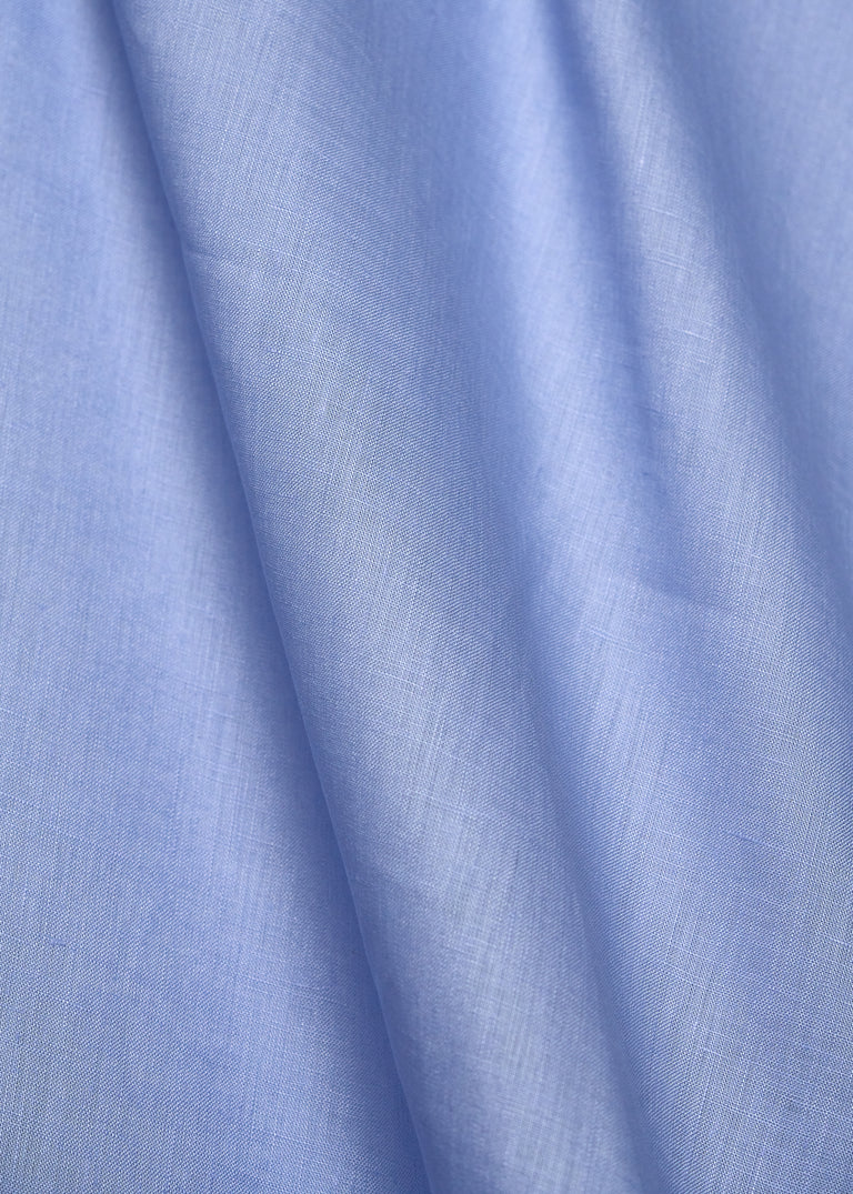 1 Yard Periwinkle Linen Fabric Softened Lightweight Solid 55 Inches Wide for Apparel and Crafts