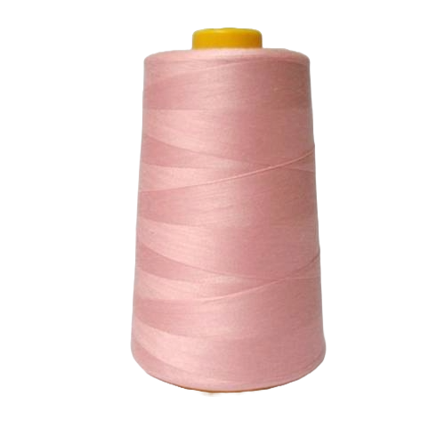 1 Pack of 6000 Yard Pink Spools Sewing Thread All Purpose 100% Spun Polyester Overlock Cone