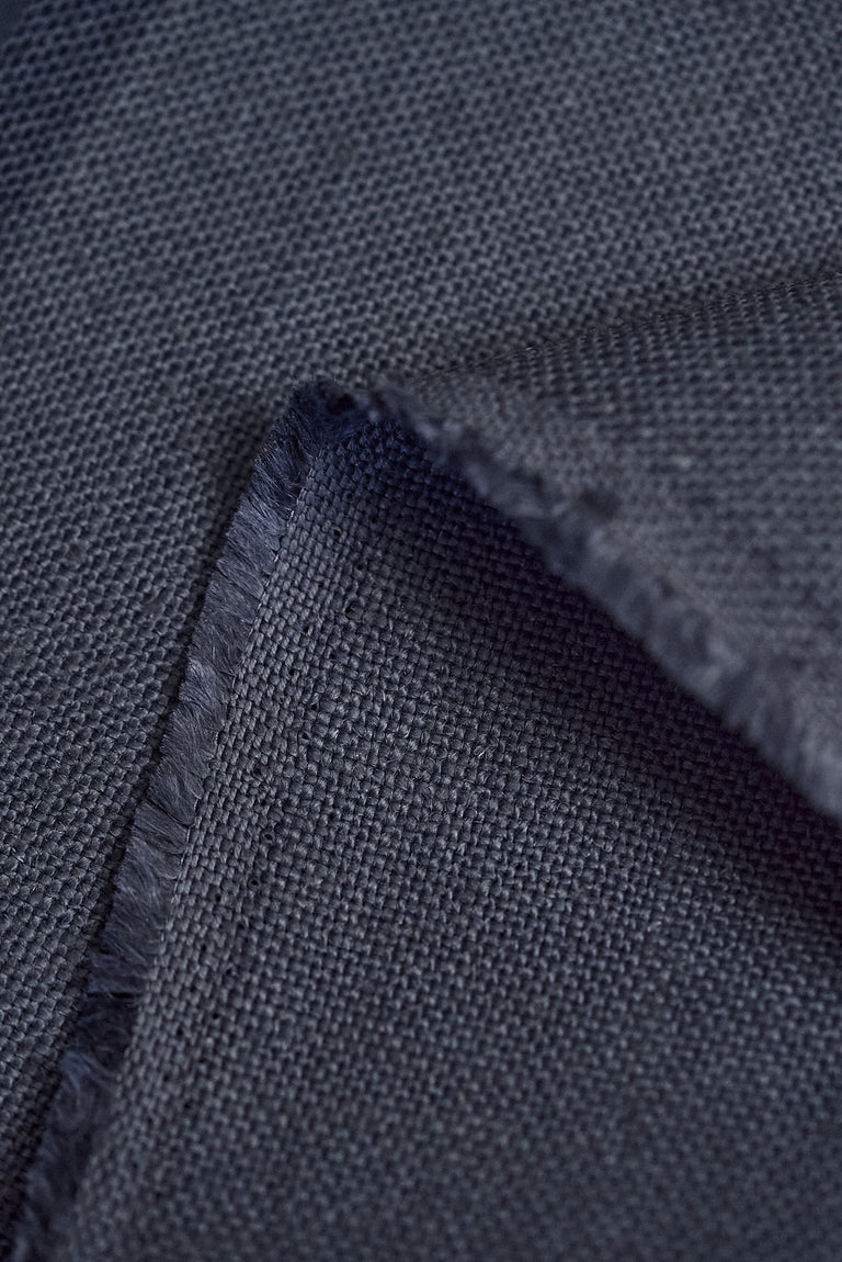 1 Yard Solid Platinum Pure Linen Fabric Heavyweight 15.5 oz 54 Inches Wide