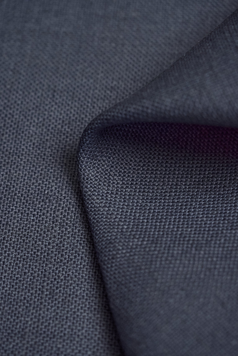 1 Yard Solid Platinum Pure Linen Fabric Heavyweight 15.5 oz 54 Inches Wide