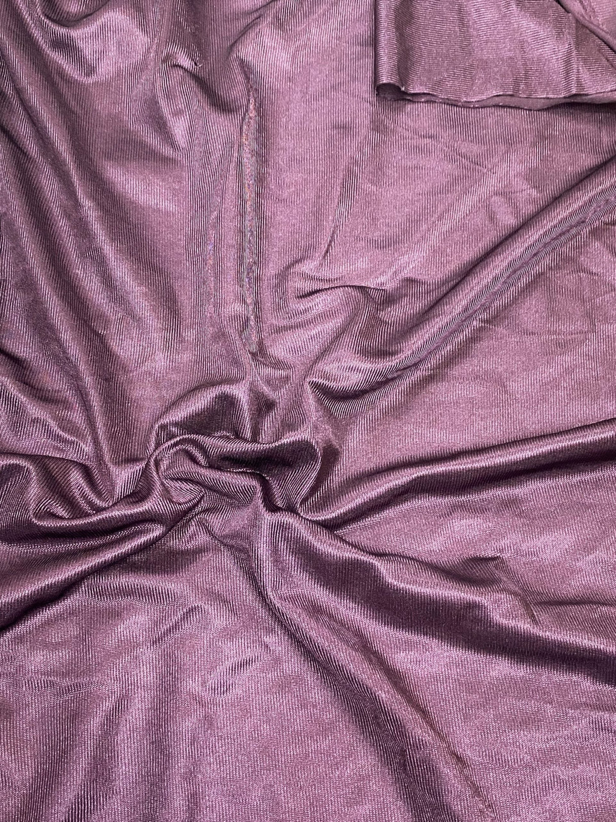 1 Yard Purple Low Stretch Polyester Fabric Extra Wide 108/120 Inch Width