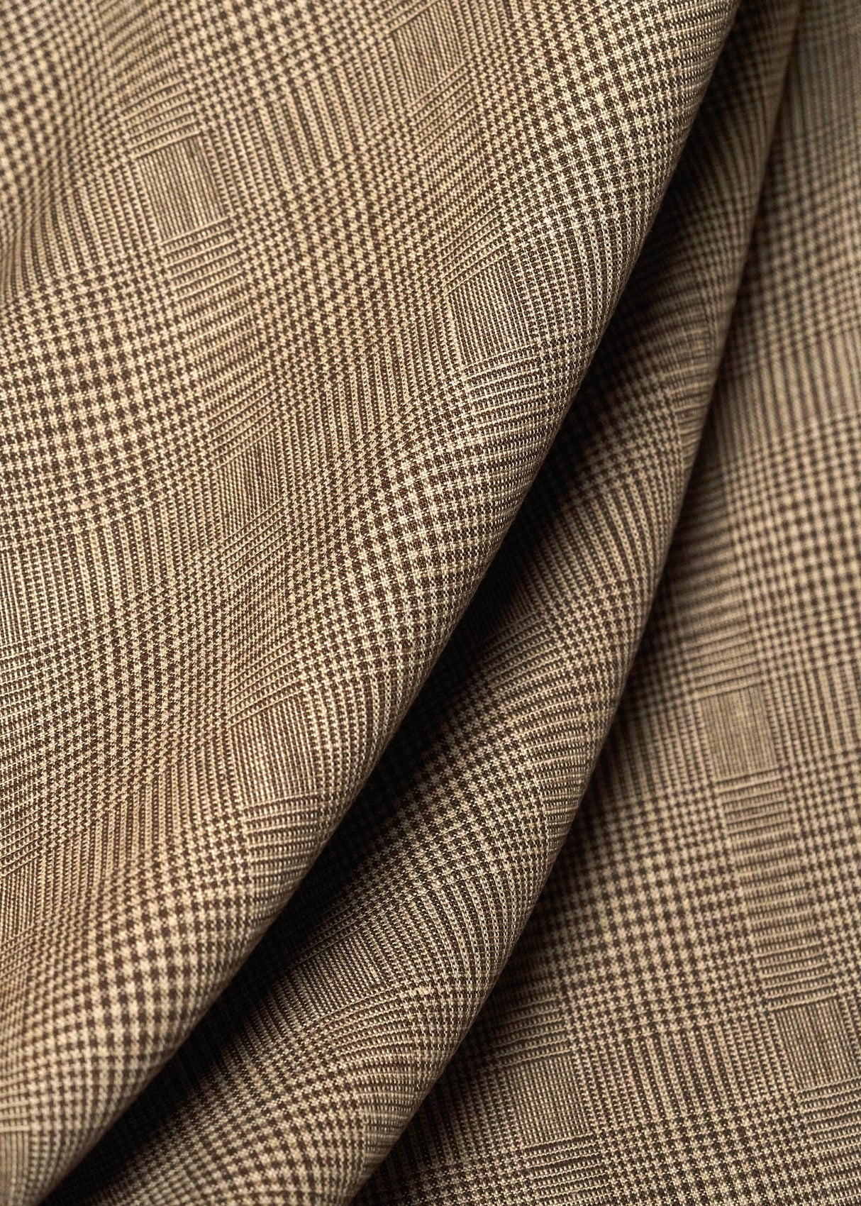 1 Yard Pure Linen Two Tone Plaid Jacquard Fabric 60" Width