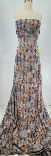 1 Yard Rustic Brown Rayon Crinkle Fabric for Dresses Blouses Skirts Apparel Projects 50/52 Inch Width